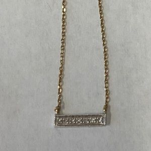 Adina Reyter Diamond Bar Necklace